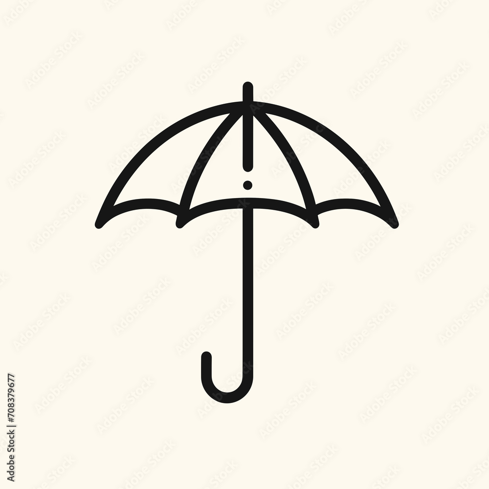 Open umbrella on top icon. Outline open umbrella on top vector icon for web design isolated on white background
Open umbrella on top icon. Outline open umbrella on top vector icon for web design isolated on white background