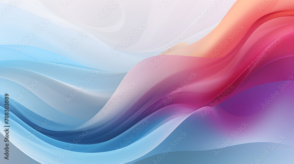 A seamless abstract soft multicolor texture background with elegant swirling curves in a wave pattern, full color set against a white background. A seamless abstract soft multicolor texture background with elegant swirling curves in a wave pattern, full color set against a white background.