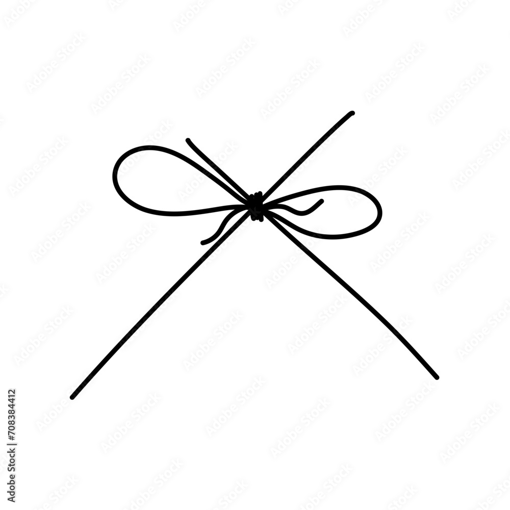 Hand drawn rope knots Hand drawn rope knots