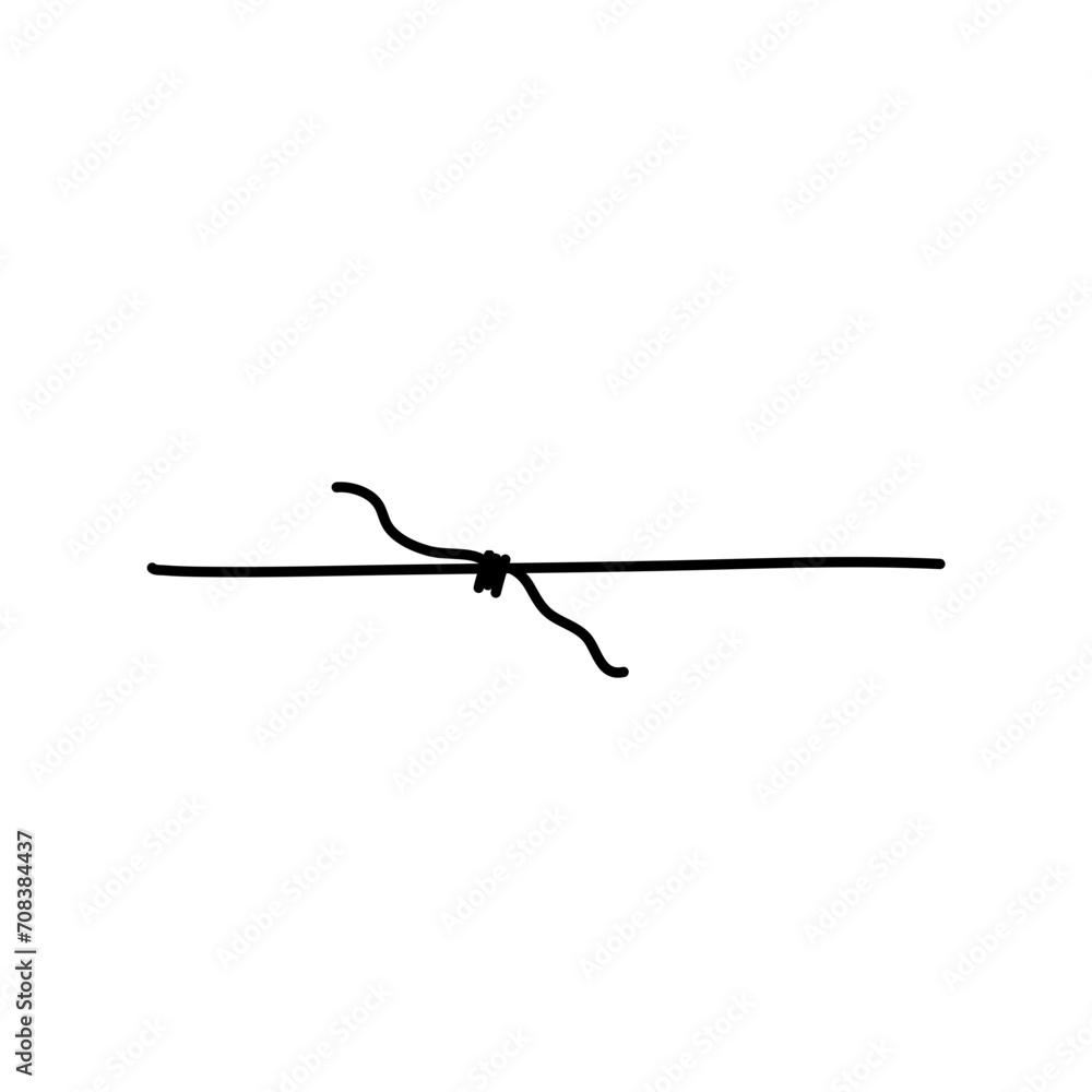 Hand drawn rope knots Hand drawn rope knots