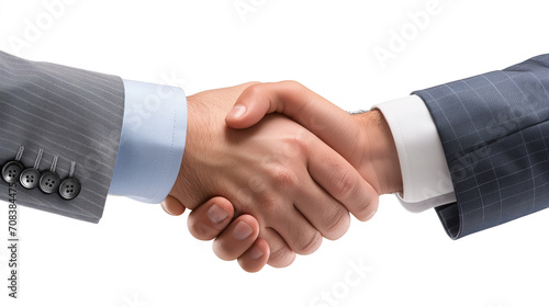 Transparent Triumph: Handshake Sealing Business Deals