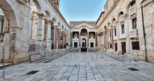 Diocletian's palace in Split - Croatia photo