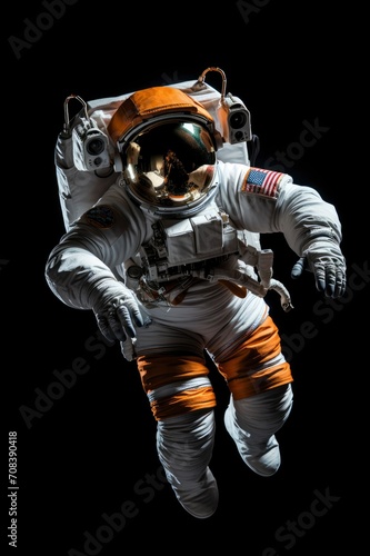 An Astronaut at spacewalk, Generative ai