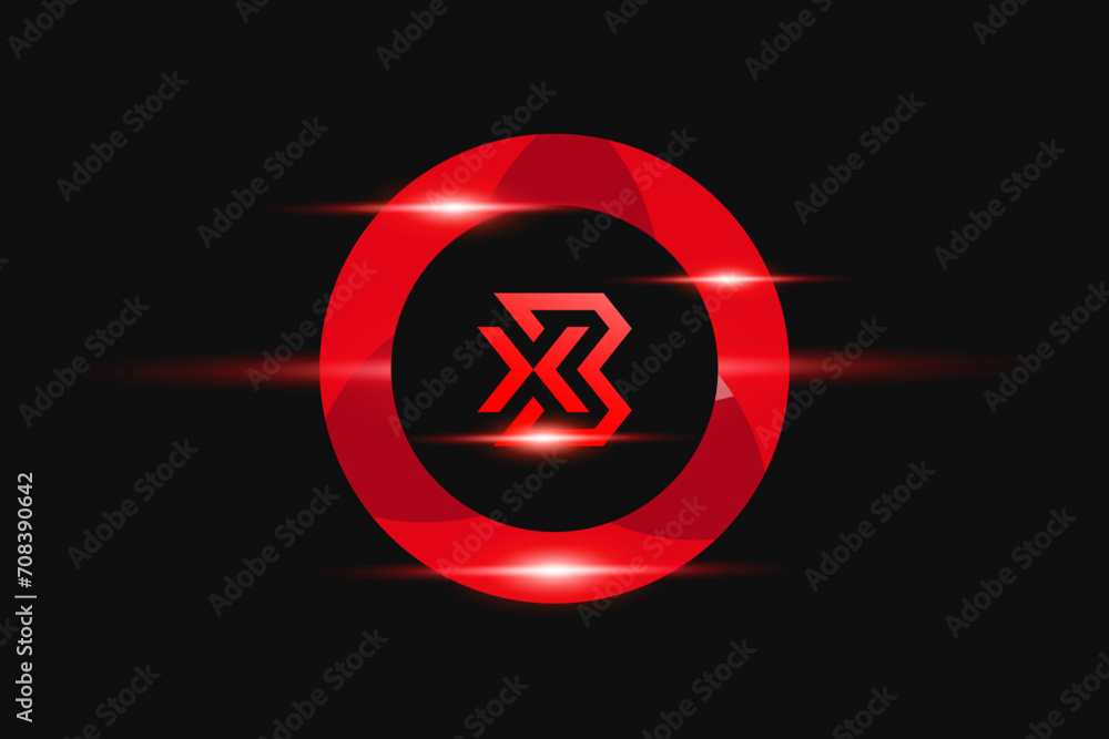 BX Red logo Design. Vector logo design for business. BX Red logo Design. Vector logo design for business.