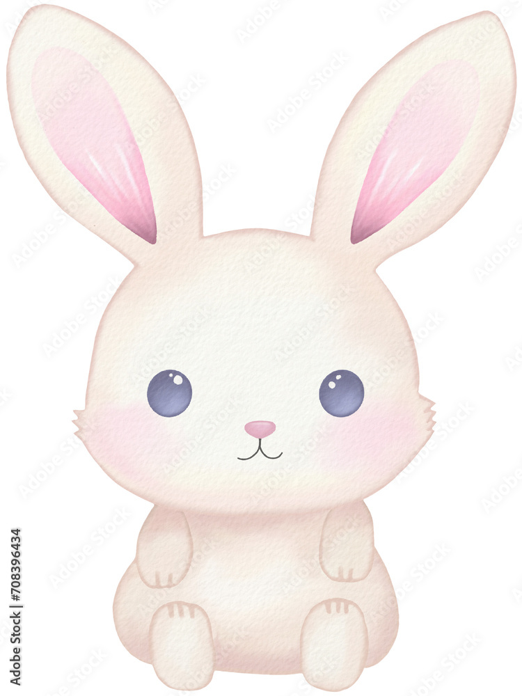 rabbit kawaii cartoon character rabbit kawaii cartoon character