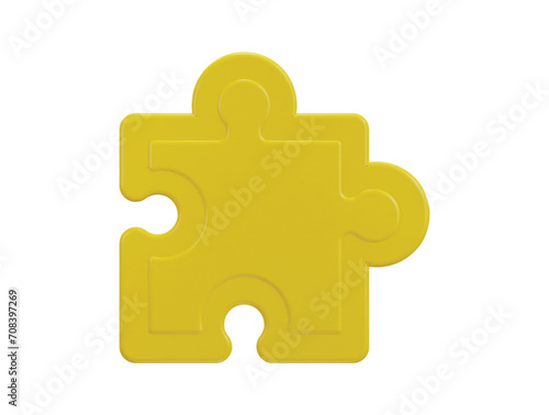 3d puzzle logic and problem solving icon vector illustration