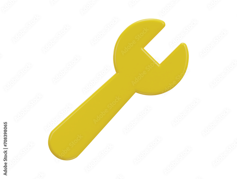 wrench icon on fix and repair concept 3d vector icon illustration wrench icon on fix and repair concept 3d vector icon illustration