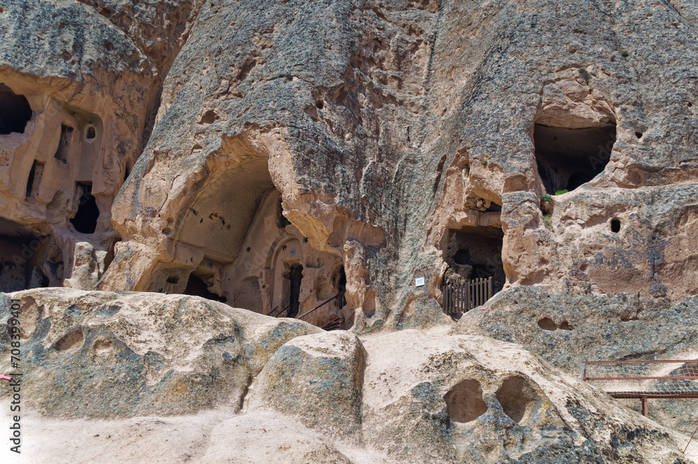 Typical landscape of Cappadocia, Turkey.
