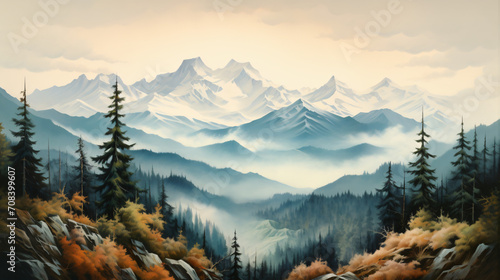 Realistic mountains