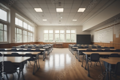 Empty School classroom