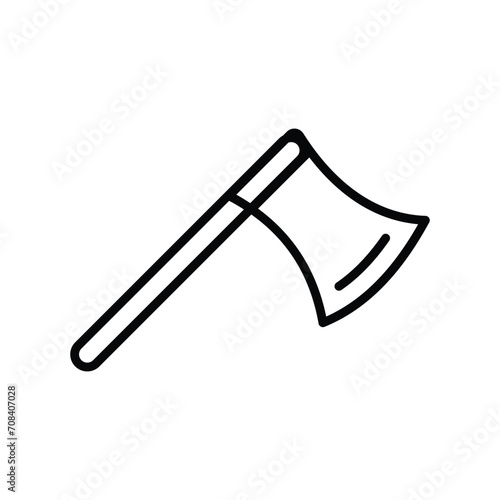 lumber jack icon with white background vector stock illustration