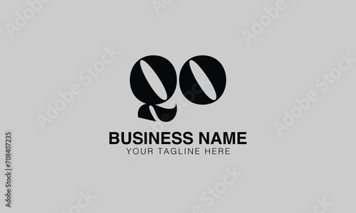 QO q qo initial logo | initial based abstract modern minimal creative logo, vector template image. luxury logotype logo, real estate homie logo. typography logo. initials logo