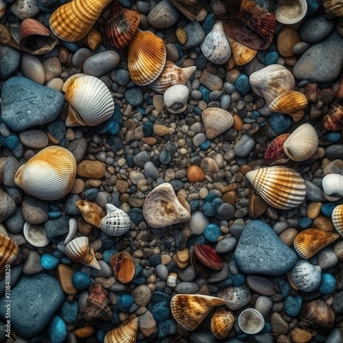 shells on the beach