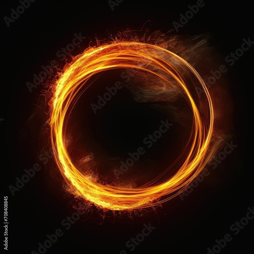 fiery explosion background