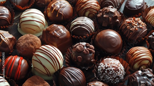 Assorted Chocolates Candy Illustration