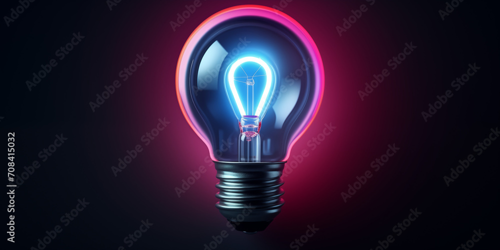 abstract illustration electric light bulb abstract illustration electric light bulb