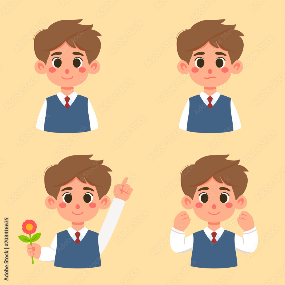 Cute set design for boys going to campus Cute set design for boys going to campus