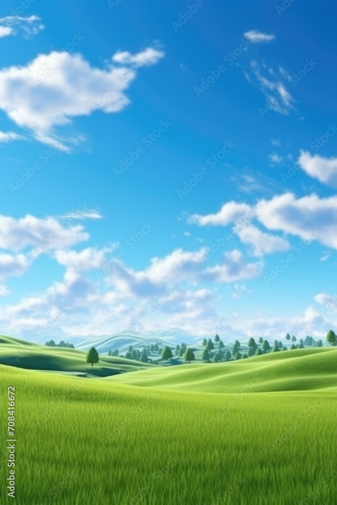 Beautiful summer landscape