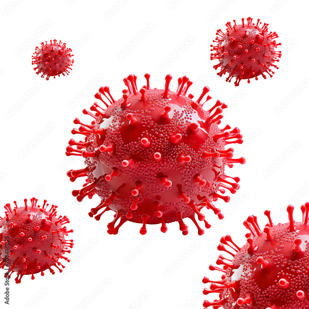 Blood cells isolated on white Blood cells isolated on white