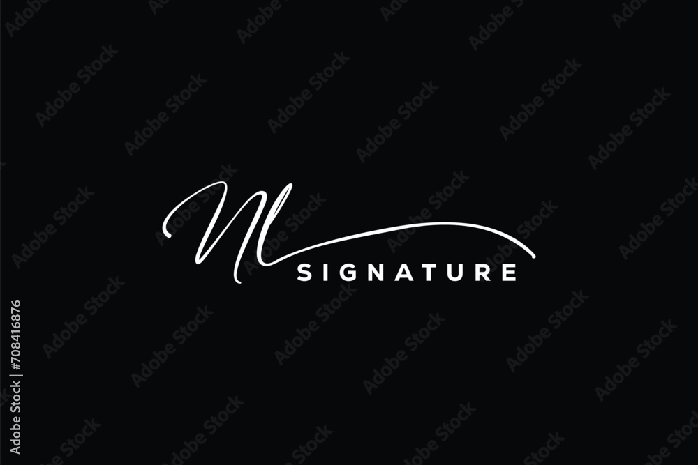 NL initials Handwriting signature logo. NL Hand drawn Calligraphy lettering Vector. NL letter real estate, beauty, photography letter logo design. NL initials Handwriting signature logo. NL Hand drawn Calligraphy lettering Vector. NL letter real estate, beauty, photography letter logo design.