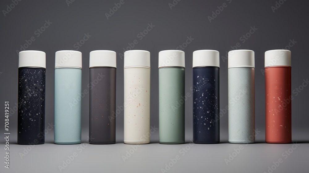 Colorful Modern Reusable Water Bottles Collection Display Colorful Modern Reusable Water Bottles Collection Display
