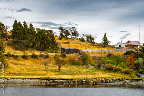 Harberton Ranch, Tierra del Fuego, Usuahia, Beagle Channel, Argentina photo