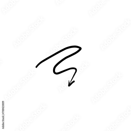 hand drawn arrow