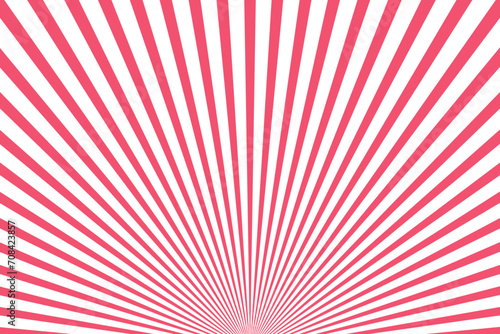 Retro background with rays or stripes in the center. Sunburst or solar burst retro background. Starburst abstract background. Vector illustration