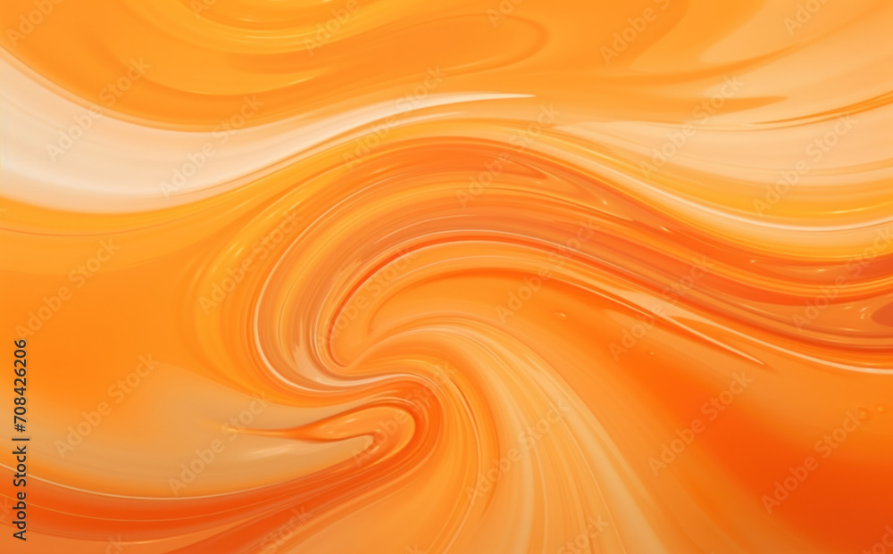 Liquid art of swirling orange hues creates a mesmerizing vortex of color and motion Liquid art of swirling orange hues creates a mesmerizing vortex of color and motion