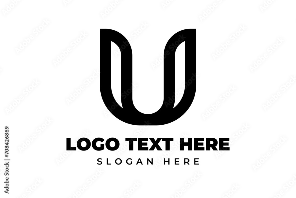 initial letter U logo for company design, Global Community Logo Icon Elements Template, Community human Logo template vector. connection Community logo initial letter U logo for company design, Global Community Logo Icon Elements Template, Community human Logo template vector. connection Community logo
