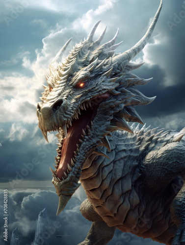 dragon in the clouds