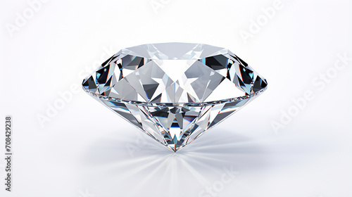 luxury diamond on white background