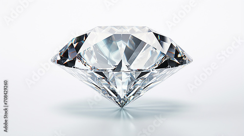 luxury diamond on white background
