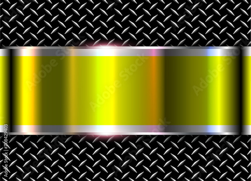 Metallic silver gold backgr...