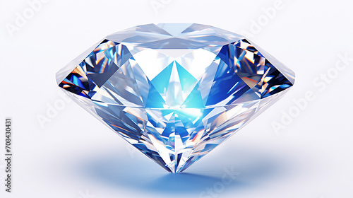 simple diamond isolated on white background