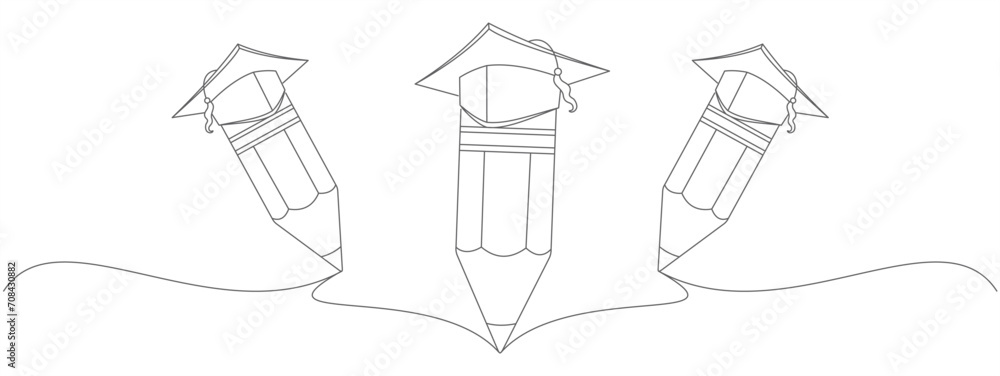 pencil and graduation cap vector design eps 1 pencil and graduation cap vector design eps 1