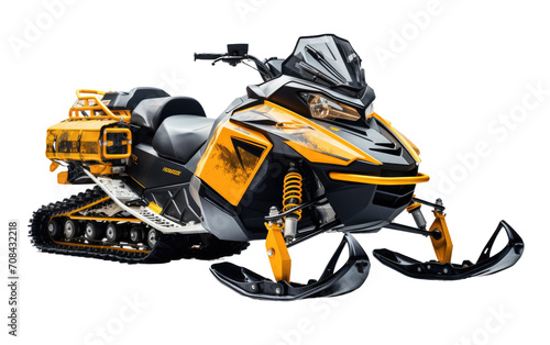 Snowmobile Remote Control Take Charge of Winter Fun Isolated on Transparent Background PNG. © Haider