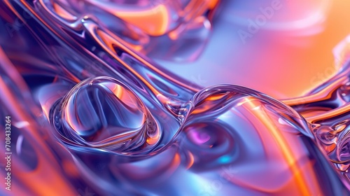 3d render abstract wallpaper banner background beautiful ai generated