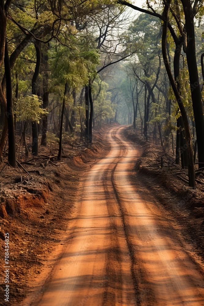 Obraz premium path in the forest