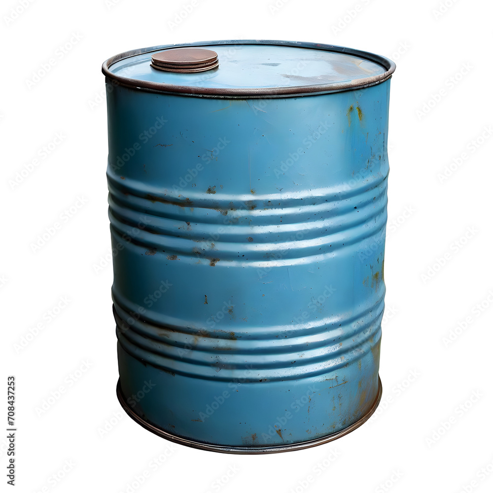 old Tin Can Oil barrel on transparent background png file old Tin Can Oil barrel on transparent background png file