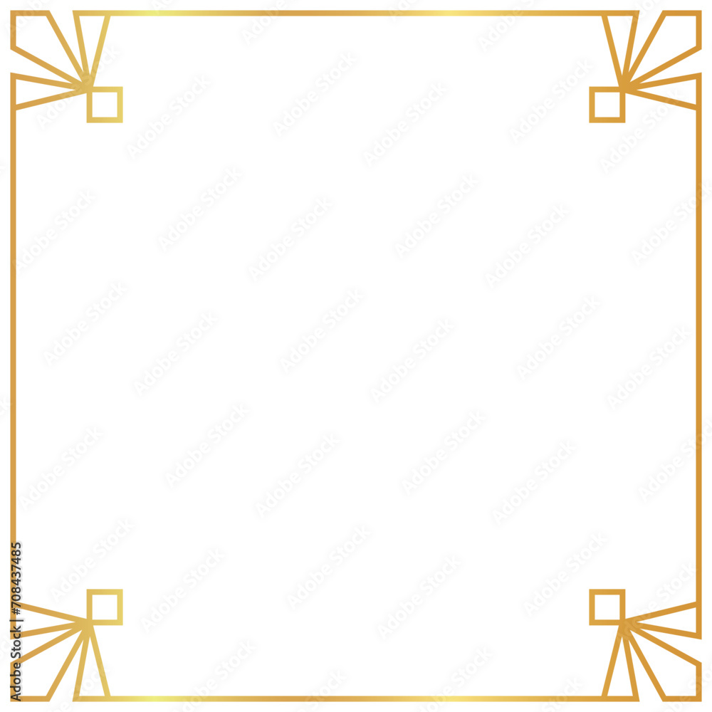 vector chinese gold border design with transparent background vector chinese gold border design with transparent background