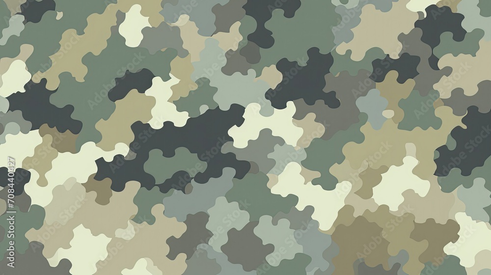 Layered camouflage pattern halftone Layered camouflage pattern halftone
