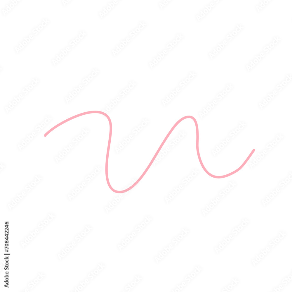 Illustration of Pink thread Illustration of Pink thread