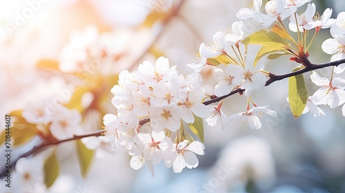 Tree blossom with white flowers