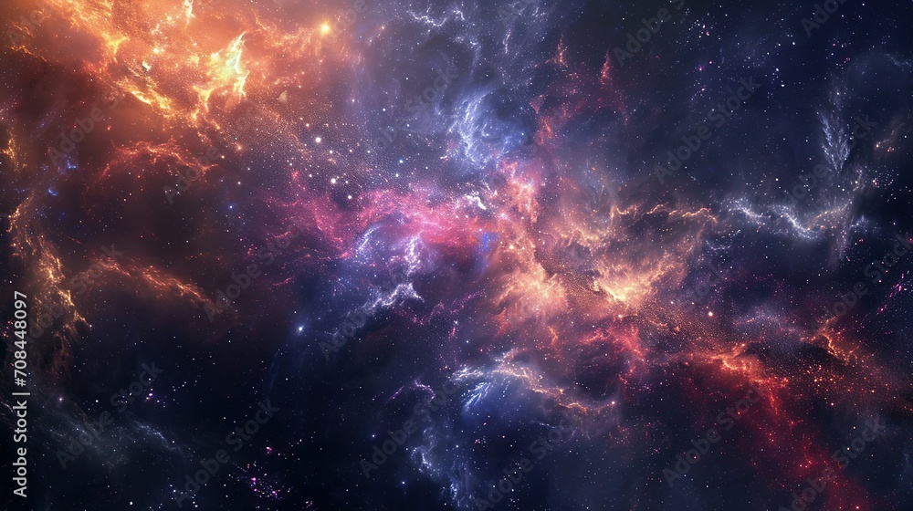 Colorful milkyway galaxy night stars family landscape Colorful milkyway galaxy night stars family landscape
