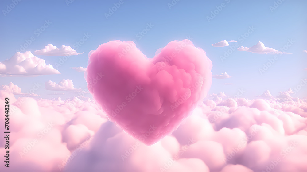 Vibrant Valentine's Day background with red hearts Vibrant Valentine's Day background with red hearts