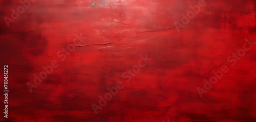 Plain one color red photography backdrop, chiaroscuro effect, slightly cloudy textured backdrop © NaLan