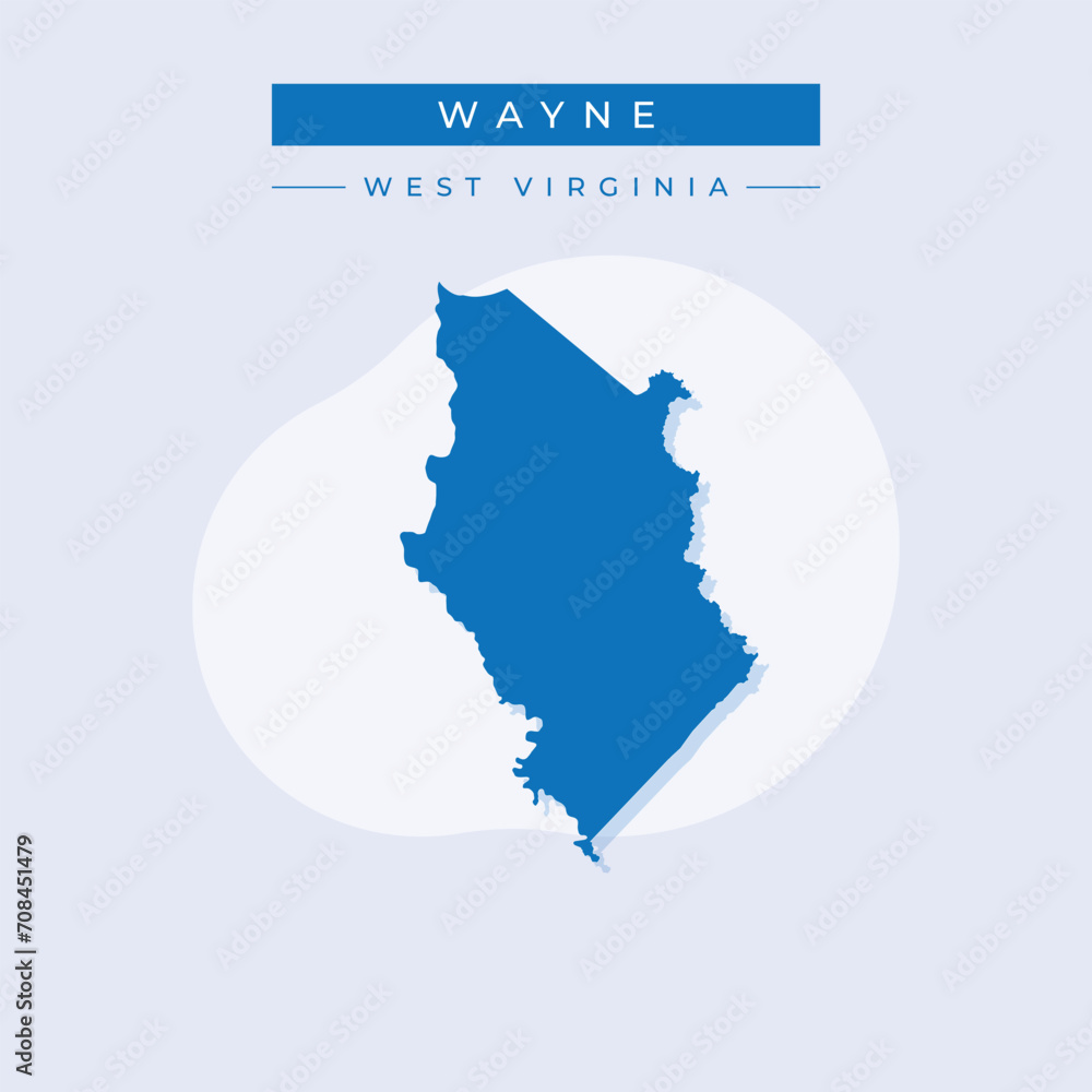 Vector illustration vector of Wayne map West Virginia Vector illustration vector of Wayne map West Virginia