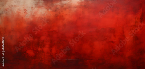 Plain one color red photography backdrop, chiaroscuro effect, slightly cloudy textured backdrop