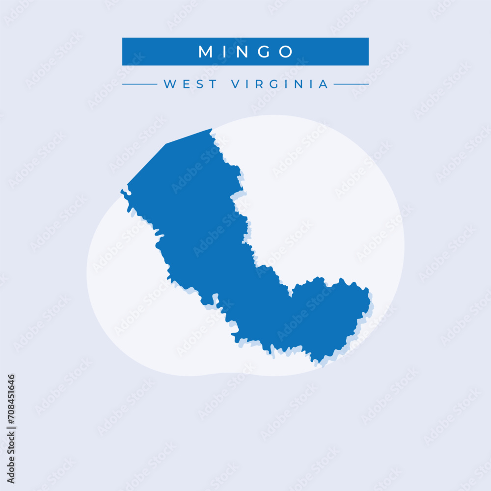 Vector illustration vector of Mingo map West Virginia Vector illustration vector of Mingo map West Virginia